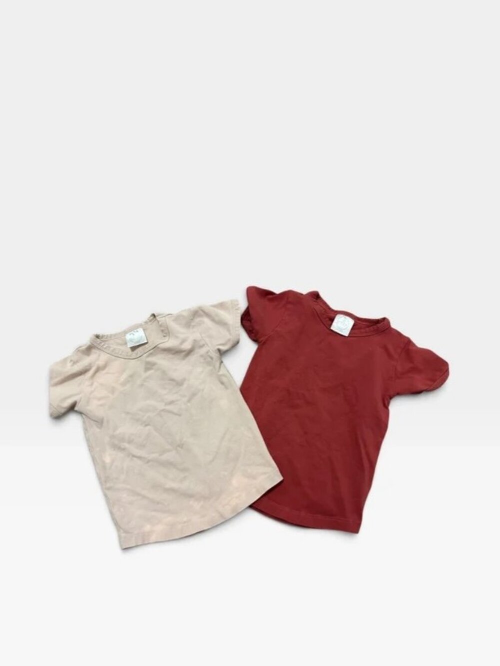 SOVA Toddler Boy T-Shirt 2 Pack 12-18M Cream Rust